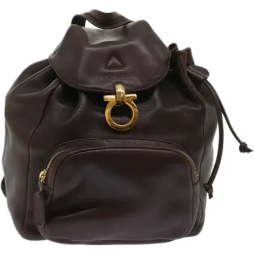 Pre-owned > Pre-owned Bags > Pre-owned Backpacks - - Salvatore Ferragamo Pre-owned - Modalova
