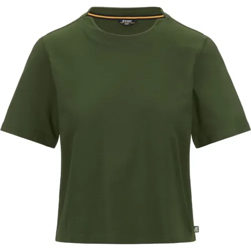 K-Way - Tops > T-Shirts - Green - K-way - Modalova