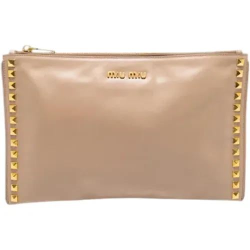 Pre-owned > Pre-owned Bags > Pre-owned Clutches - - Miu Miu Pre-owned - Modalova