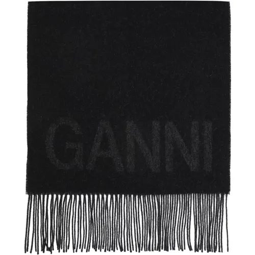 Accessories > Scarves > Winter Scarves - - Ganni - Modalova