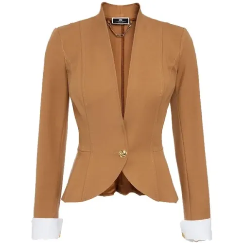 Jackets > Blazers - - Elisabetta Franchi - Modalova