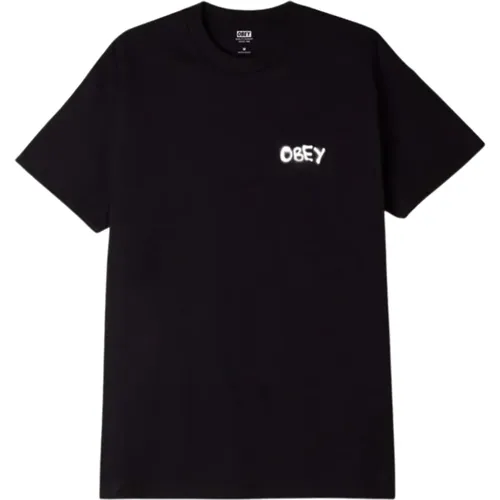 Obey - Tops > T-Shirts - Black - Obey - Modalova