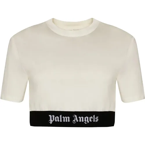 Tops > T-Shirts - - Palm Angels - Modalova