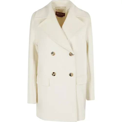 Coats > Double-Breasted Coats - - Max Mara Studio - Modalova