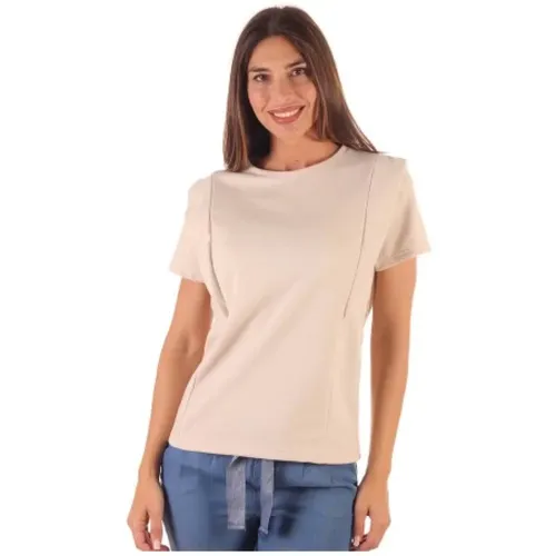 Only - Tops > T-Shirts - Beige - Only - Modalova
