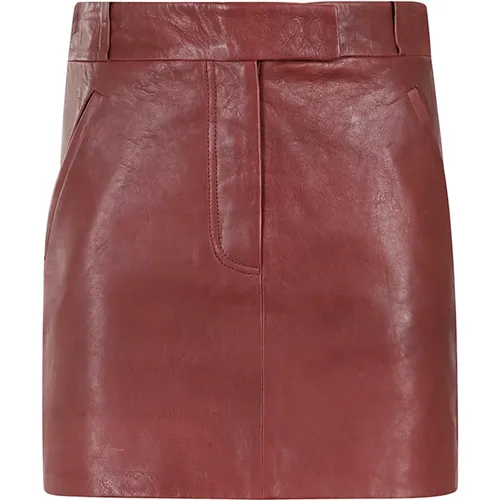 Skirts > Leather Skirts - - Tela - Modalova