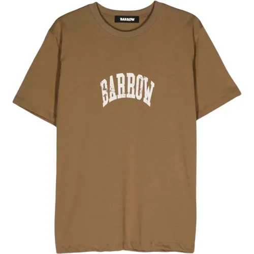 Barrow - Tops > T-Shirts - Brown - Barrow - Modalova