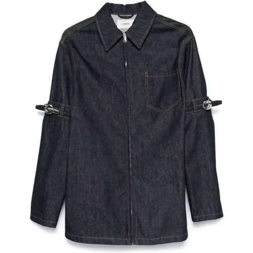 Blouses & Shirts > Denim Shirts - - Coperni - Modalova