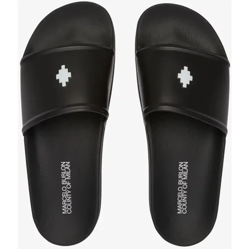 Shoes > Flip Flops & Sliders > Sliders - - Marcelo Burlon - Modalova