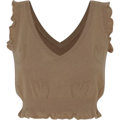 Tops > Sleeveless Tops - - pinko - Modalova