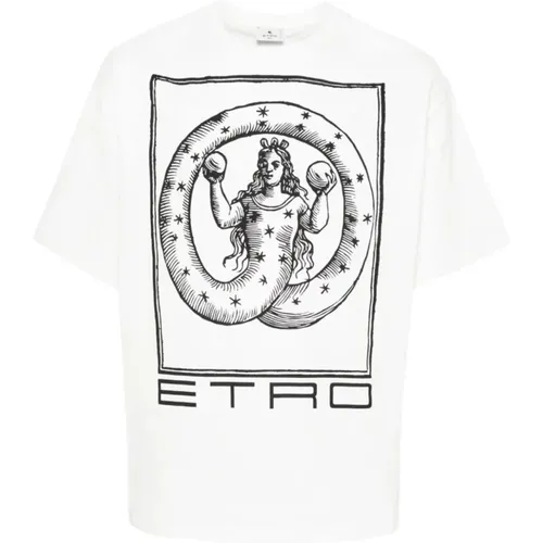 Etro - Tops > T-Shirts - White - ETRO - Modalova