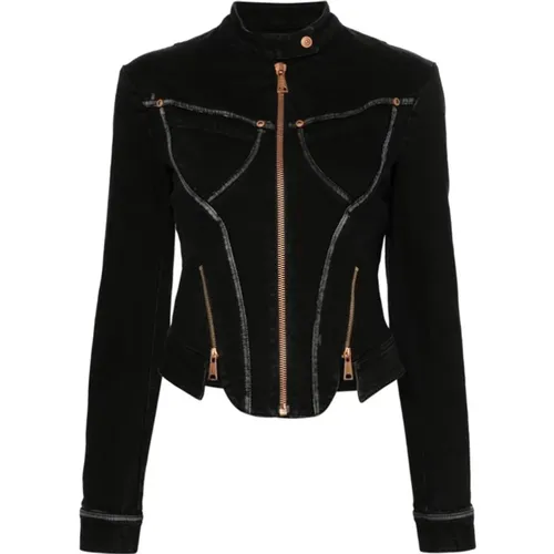 Jackets > Denim Jackets - - Versace Jeans Couture - Modalova