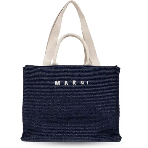 Marni - Bags > Tote Bags - Blue - Marni - Modalova