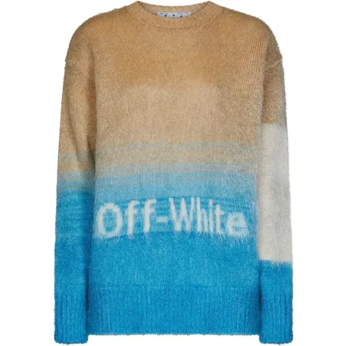 Knitwear > Round-neck Knitwear - - Off White - Modalova