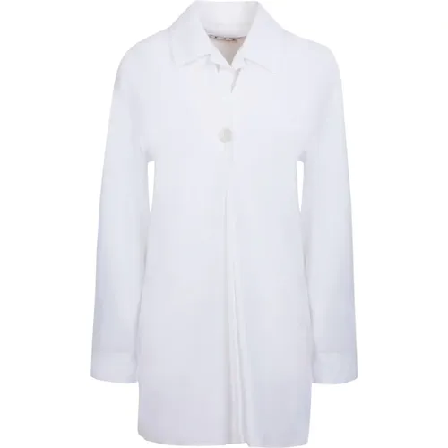 Off - Coats > Single-Breasted Coats - - Off White - Modalova