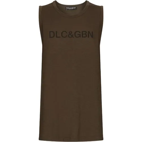 Tops > Sleeveless Tops - - Dolce & Gabbana - Modalova