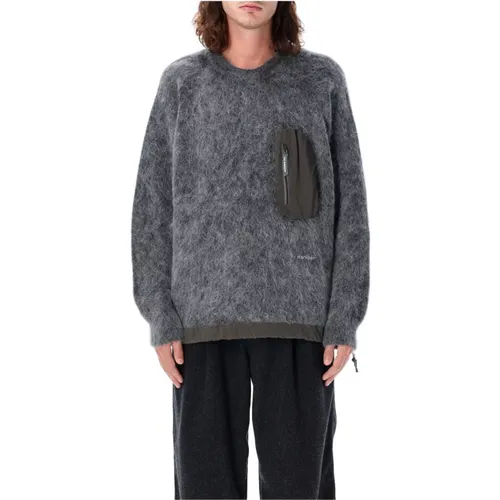 Knitwear > Round-neck Knitwear - - And Wander - Modalova