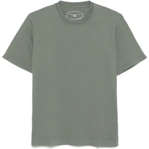 Fedeli - Tops > T-Shirts - Green - Fedeli - Modalova