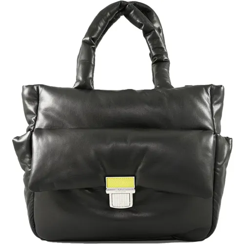 Msgm - Bags > Handbags - Black - Msgm - Modalova