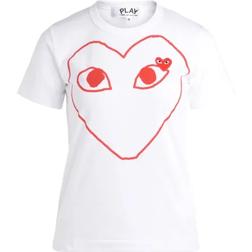 Tops > T-Shirts - - Comme des Garçons Play - Modalova