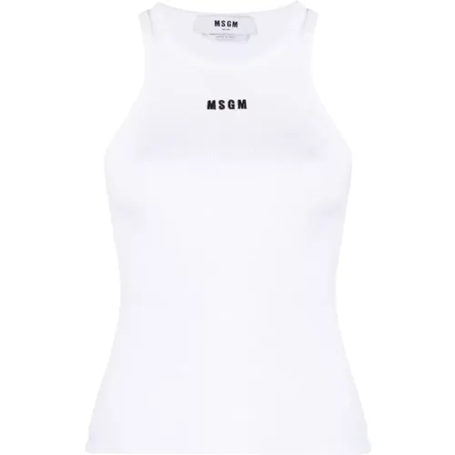 Tops > Sleeveless Tops - - Msgm - Modalova