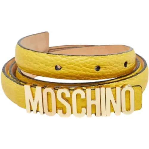 Pre-owned > Pre-owned Accessories > Pre-owned Belts - - Moschino Pre-Owned - Modalova