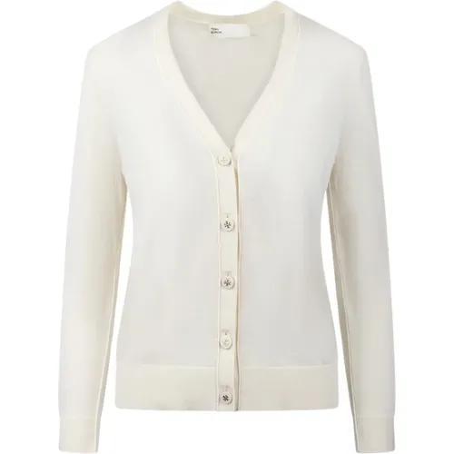 Knitwear > Cardigans - - TORY BURCH - Modalova