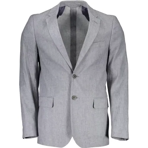 Gant - Jackets > Blazers - Gray - Gant - Modalova