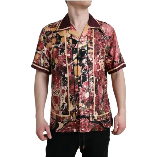 Shirts > Short Sleeve Shirts - - Dolce & Gabbana - Modalova