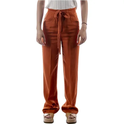 Trousers > Wide Trousers - - Manila Grace - Modalova