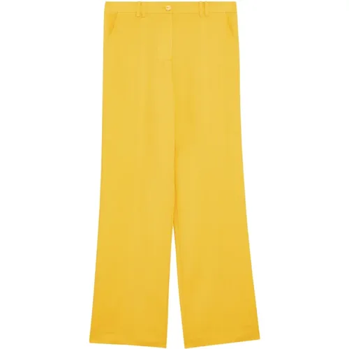 Trousers > Wide Trousers - - PATRIZIA PEPE - Modalova