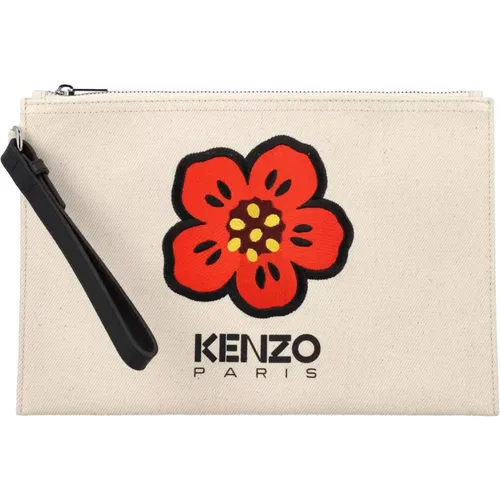 Kenzo - Bags > Clutches - Beige - Kenzo - Modalova