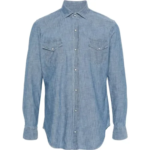 Shirts > Denim Shirts - - Eleventy - Modalova