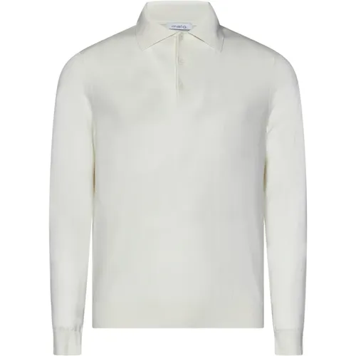 Malo - Tops > Polo Shirts - White - Malo - Modalova