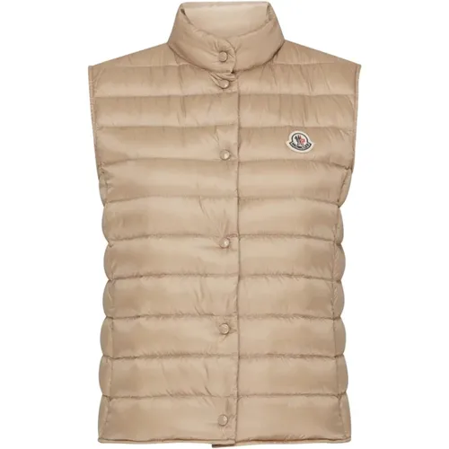 Moncler - Jackets > Vests - Beige - Moncler - Modalova