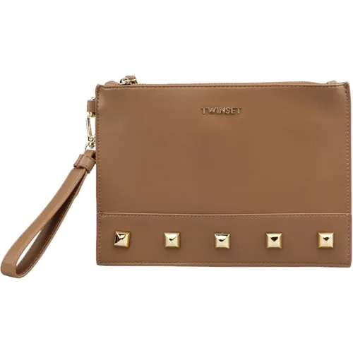 Twinset - Bags > Clutches - Brown - Twinset - Modalova