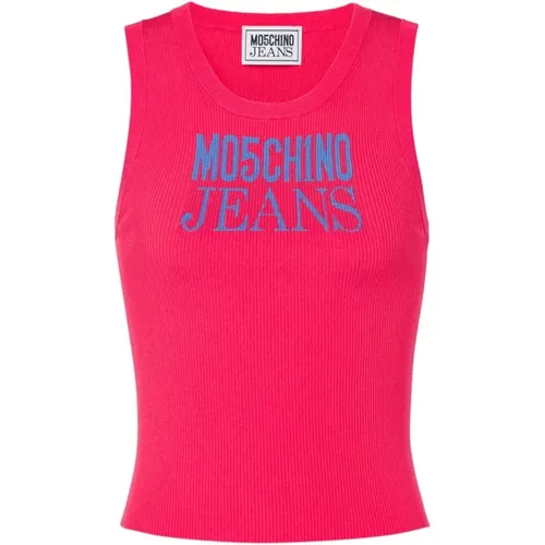 Tops > Sleeveless Tops - - Moschino - Modalova