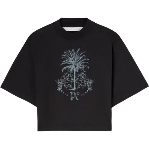 Tops > T-Shirts - - Palm Angels - Modalova