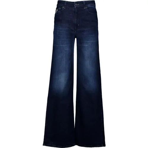 Lois - Jeans > Wide Jeans - Blue - Lois - Modalova