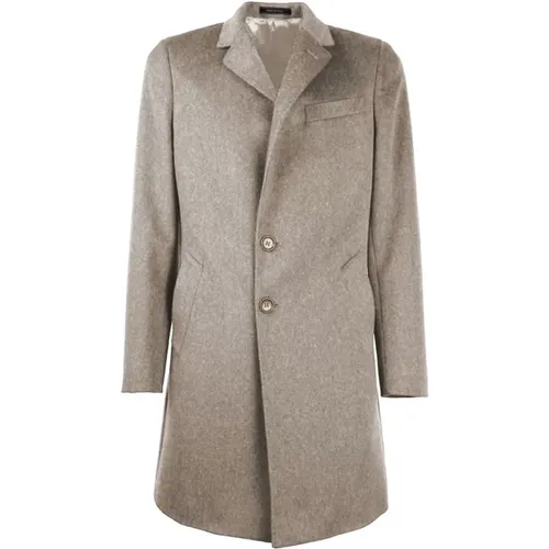 Coats > Single-Breasted Coats - - Made in Italia - Modalova