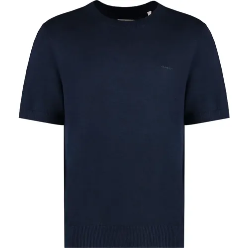 Gant - Tops > T-Shirts - Blue - Gant - Modalova