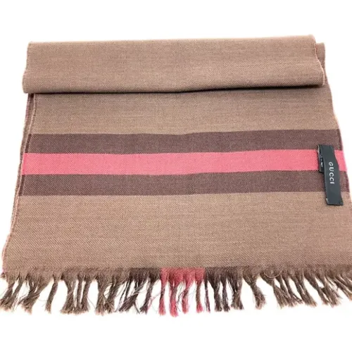 Pre-owned > Pre-owned Accessories > Pre-owned Scarves - - Gucci Vintage - Modalova