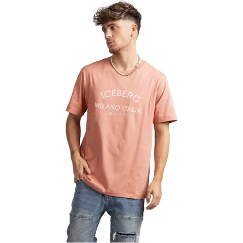 Iceberg - Tops > T-Shirts - Pink - Iceberg - Modalova