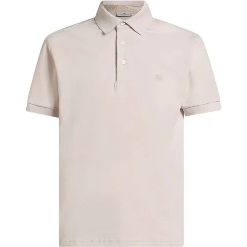 Etro - Tops > Polo Shirts - Beige - ETRO - Modalova