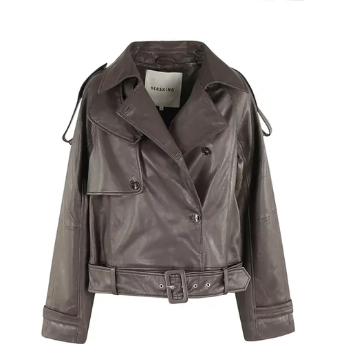Jackets > Leather Jackets - - Birgitte Herskind - Modalova