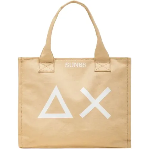 Sun68 - Bags > Tote Bags - Beige - Sun68 - Modalova