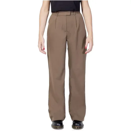 Trousers > Straight Trousers - - Vila - Modalova