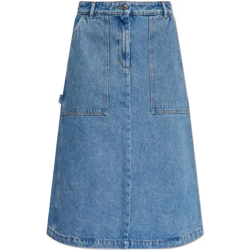 Skirts > Denim Skirts - - Maison Kitsuné - Modalova
