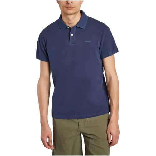 Gant - Tops > Polo Shirts - Blue - Gant - Modalova