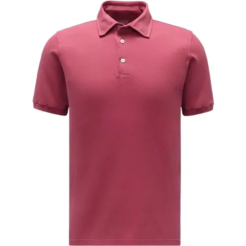 Fedeli - Tops > Polo Shirts - Red - Fedeli - Modalova